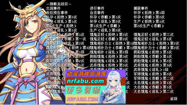 图片[10]-[热门经营SLG]哥布林的巢穴4 战国饿鬼道+ patch.1+ patch.2 + patch.3 挂载AI汉化版+存档[更新/新DLC][17.2G]-SLG论坛-热门游戏-GKACG
